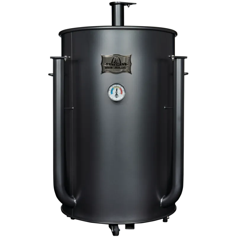 55 Gallon Gateway Drum Smoker Matte Charcoal Front