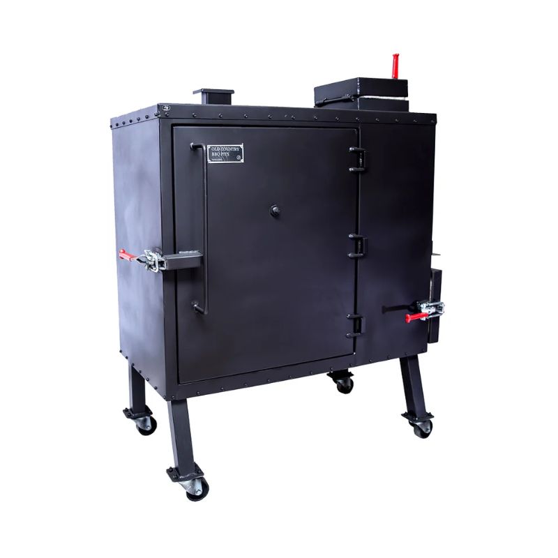 Insulated Charcoal Gravity Smoker Old Country BBQ Pits – Fire
