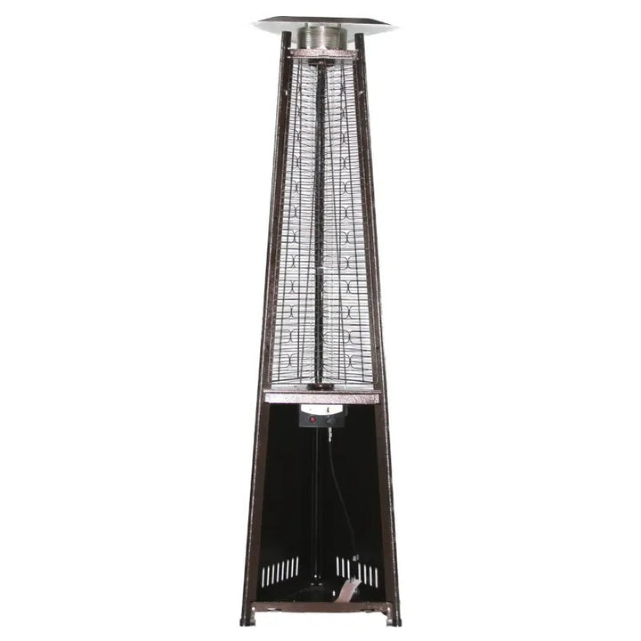 RADtec Pyramid Flame Propane Patio Heater Antique Bronze