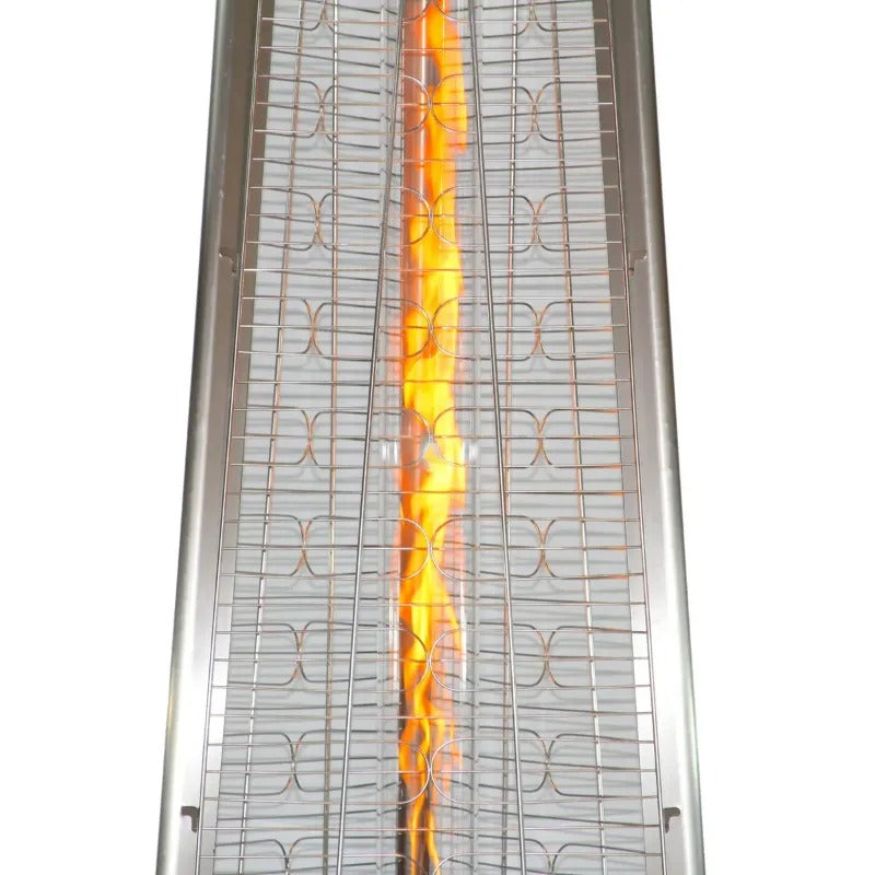 RADtec Pyramid Flame Propane Patio Heater Stainless Steel burner