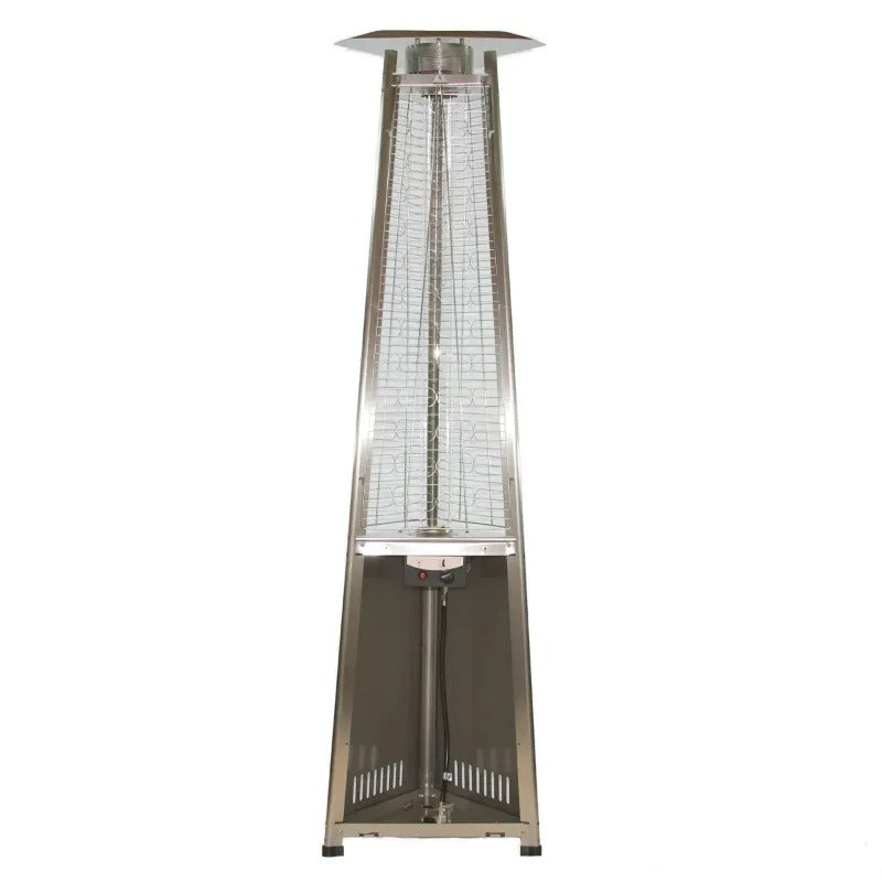 RADtec Pyramid Flame Propane Patio Heater Stainless Steel rear