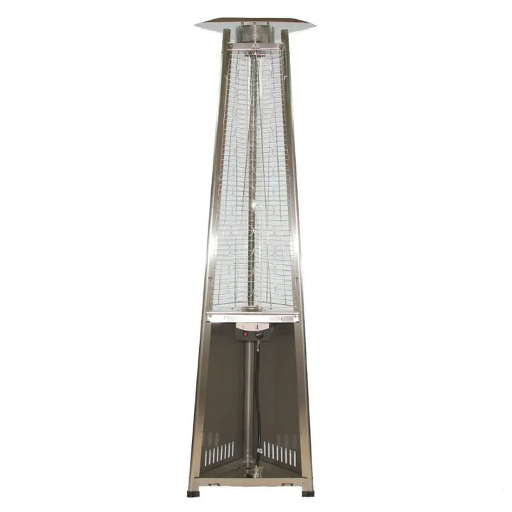 RADtec Pyramid Flame Propane Patio Heater Stainless Steel rear