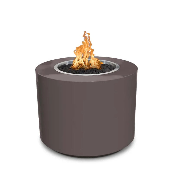 The Outdoor Plus Beverly fire pit powder coated java 30 inch