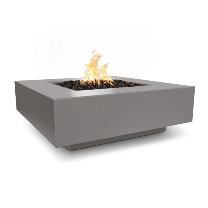 The Outdoor Plus Cabo Square Fire Pit GFRC chestnut