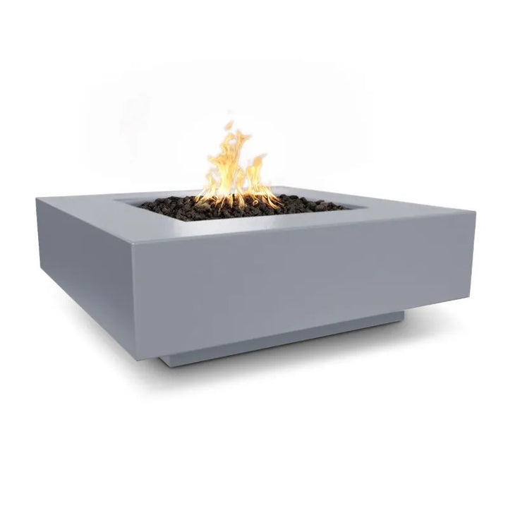 The Outdoor Plus Cabo Square Fire Pit GFRC gray