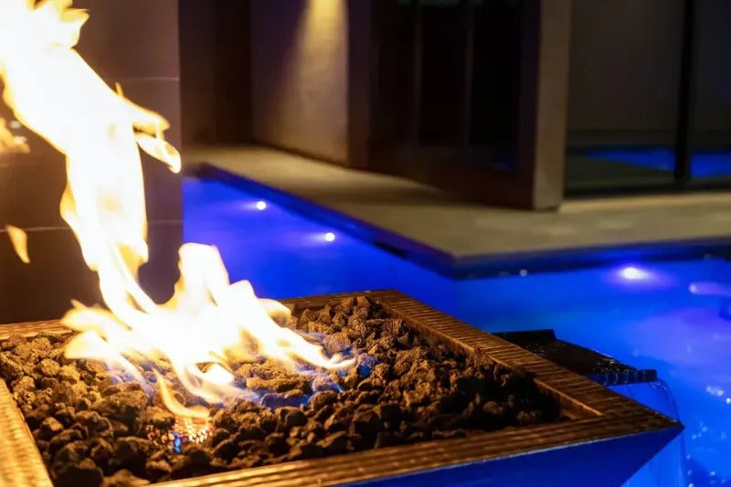 The Outdoor Plus Clarity Pools Las Vegas Maya Fire Water Copper Bowl 002