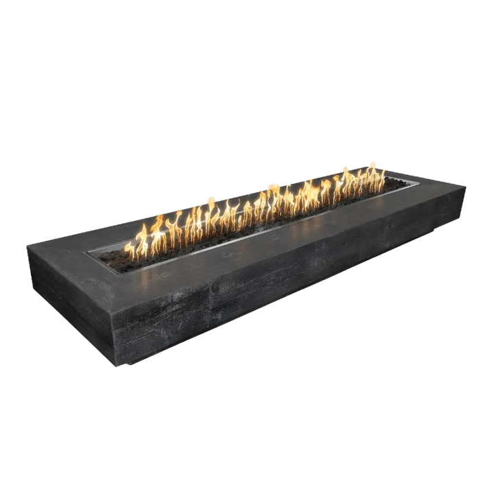 The Outdoor Plus Coronado fire pit ebony wood grain 120 inch edit
