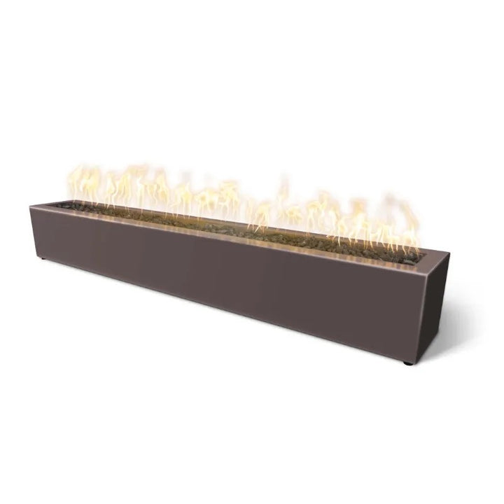 The Outdoor Plus Eaves fire pit java powder coat