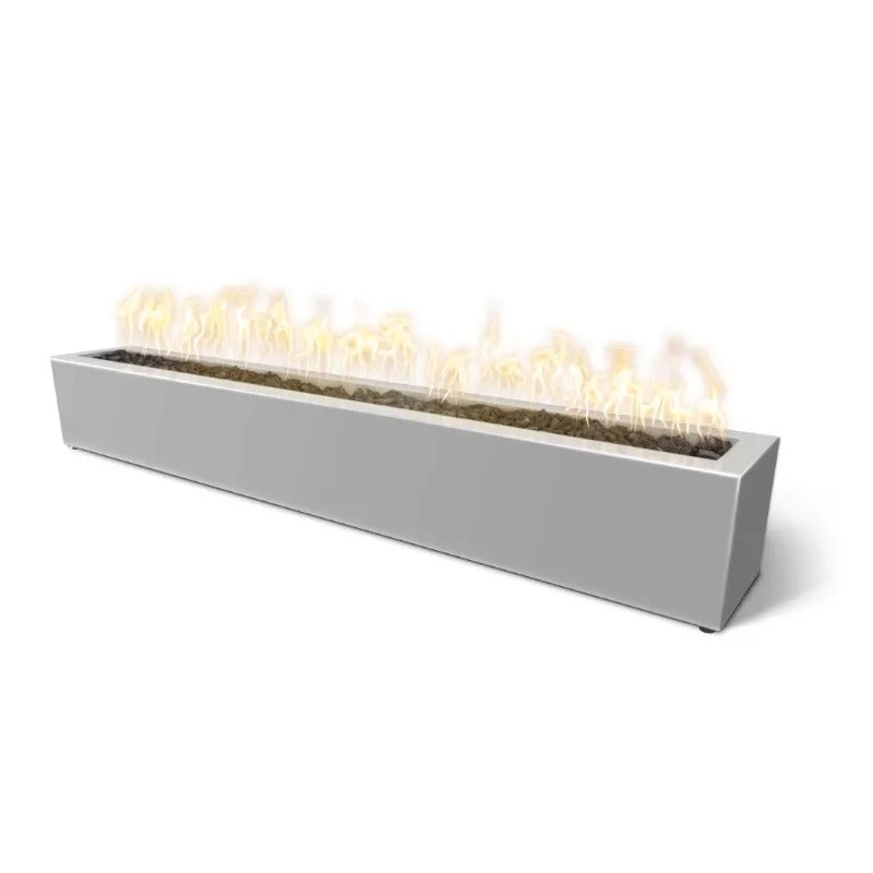 The Outdoor Plus Eaves fire pit pewter powder coat