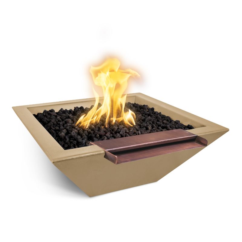 The Outdoor Plus Maya fire and water bowl brown wide spill