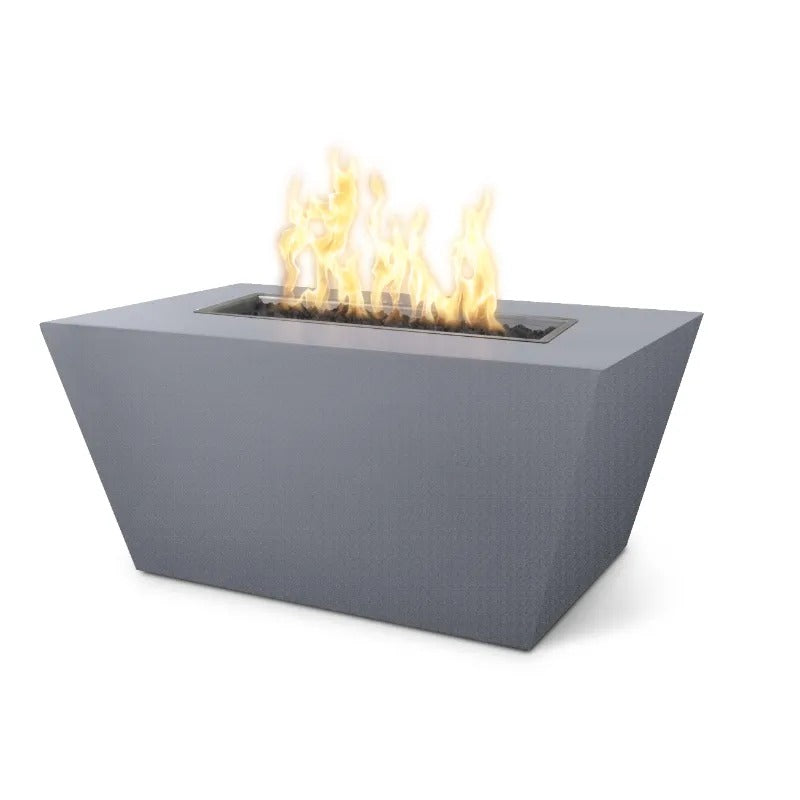 The Outdoor Plus Mesa fire pit gray powder coat