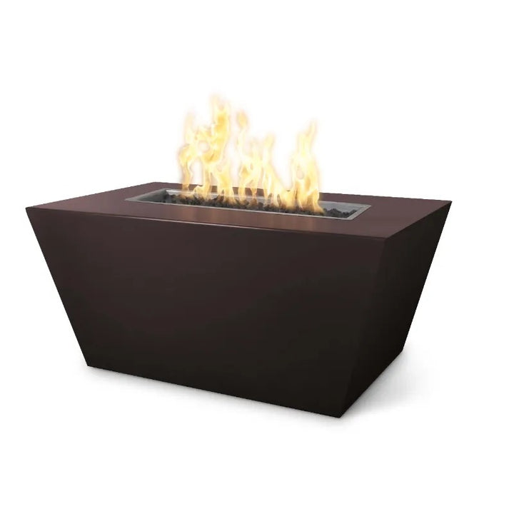 The Outdoor Plus Mesa fire pit java powder coat