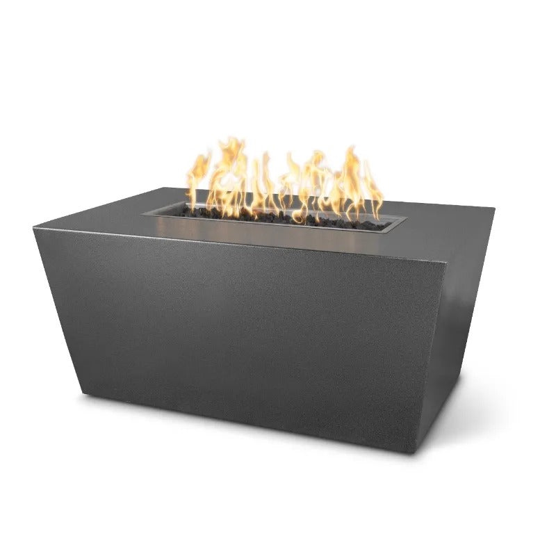 The Outdoor Plus Mesa fire pit silver vein powder coat