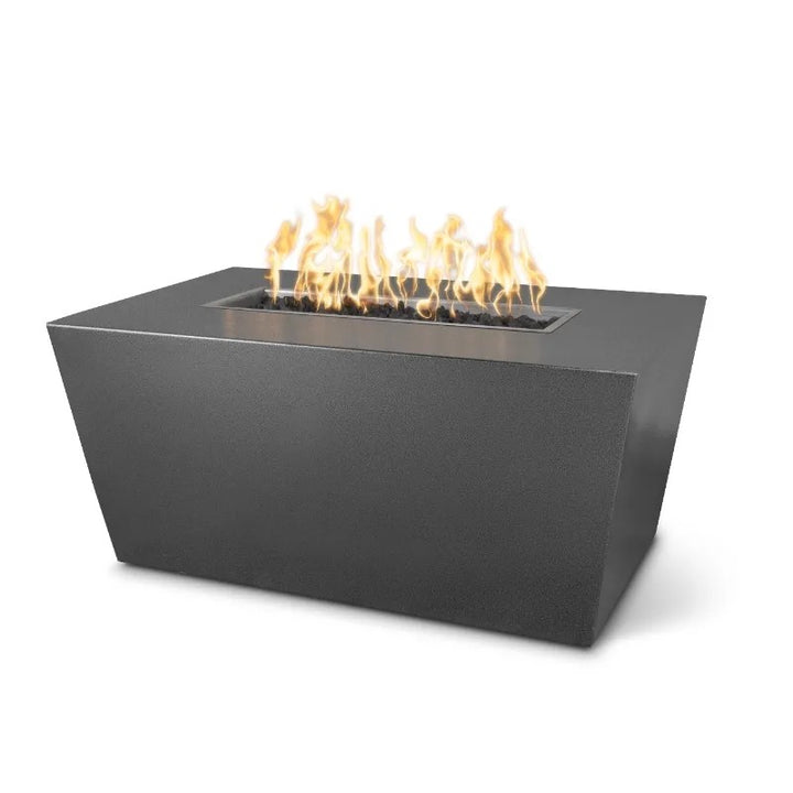 The Outdoor Plus Mesa fire pit silver vein powder coat