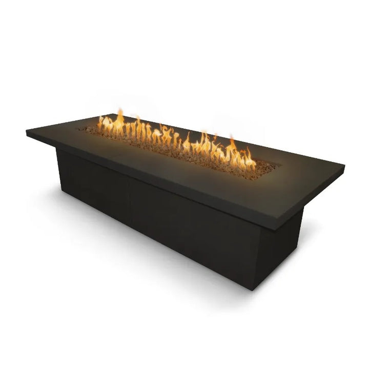 The Outdoor Plus Newport fire table GFRC black