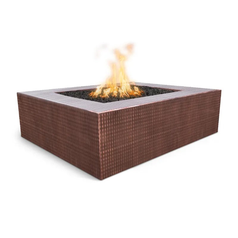 The Outdoor Plus Quad fire pit hammered copper