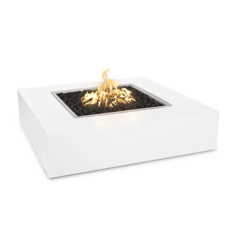 The Outdoor Plus Quad fire pit white powder coated
