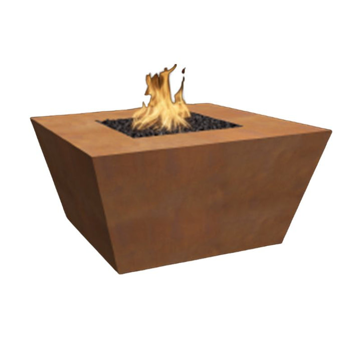 The Outdoor Plus Redan fire pit square corten steel