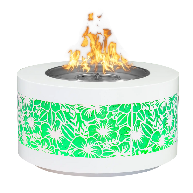 The Outdoor Plus Unity Caribbean fire pit green