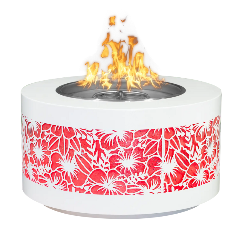 The Outdoor Plus Unity Caribbean fire pit red