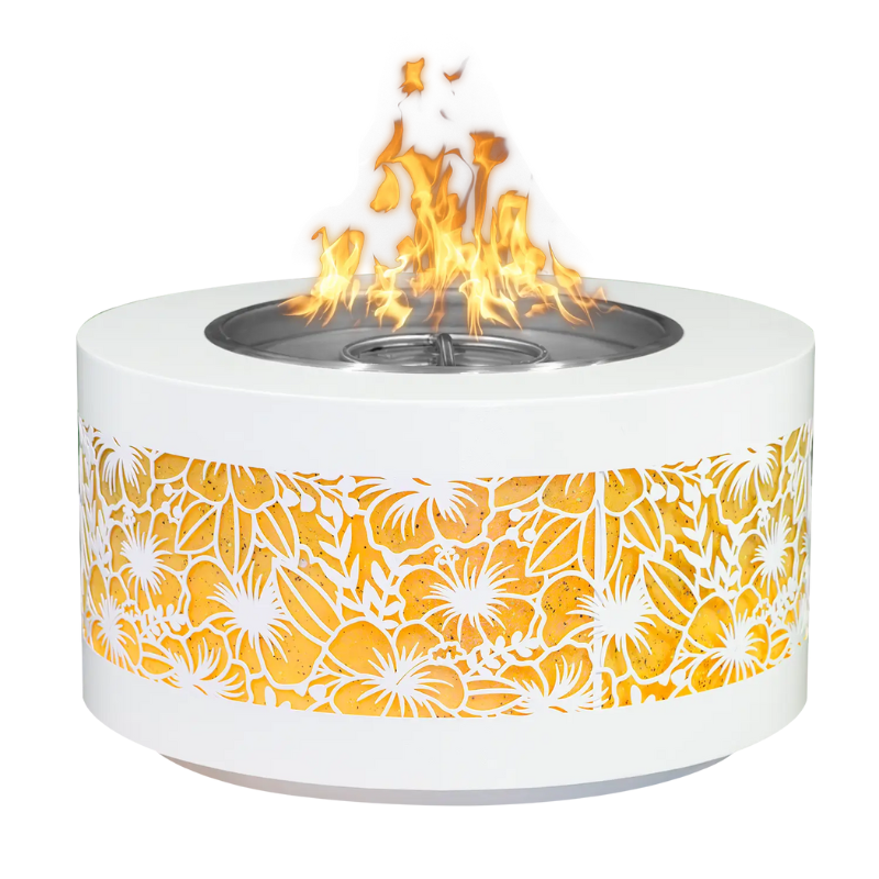 Unity Caribbean Edition LED Fire Pit - Powder Coat - 72" x 24" Tall
