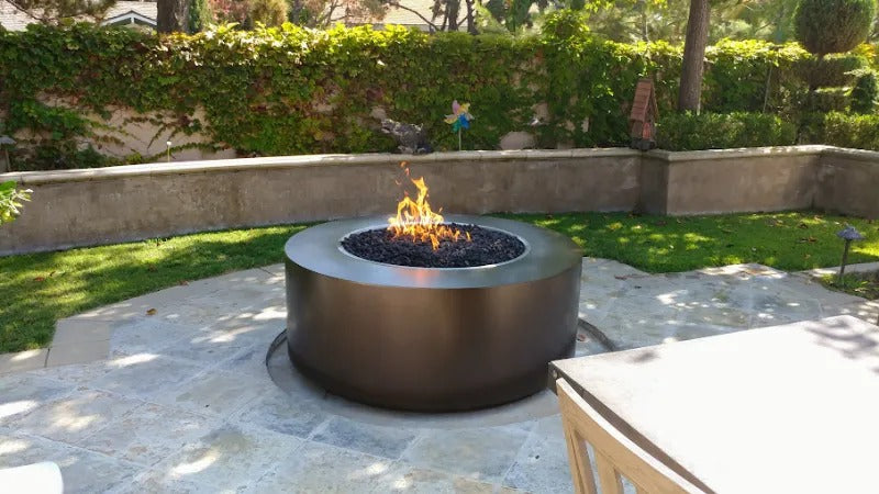 Unity fire pit backyard