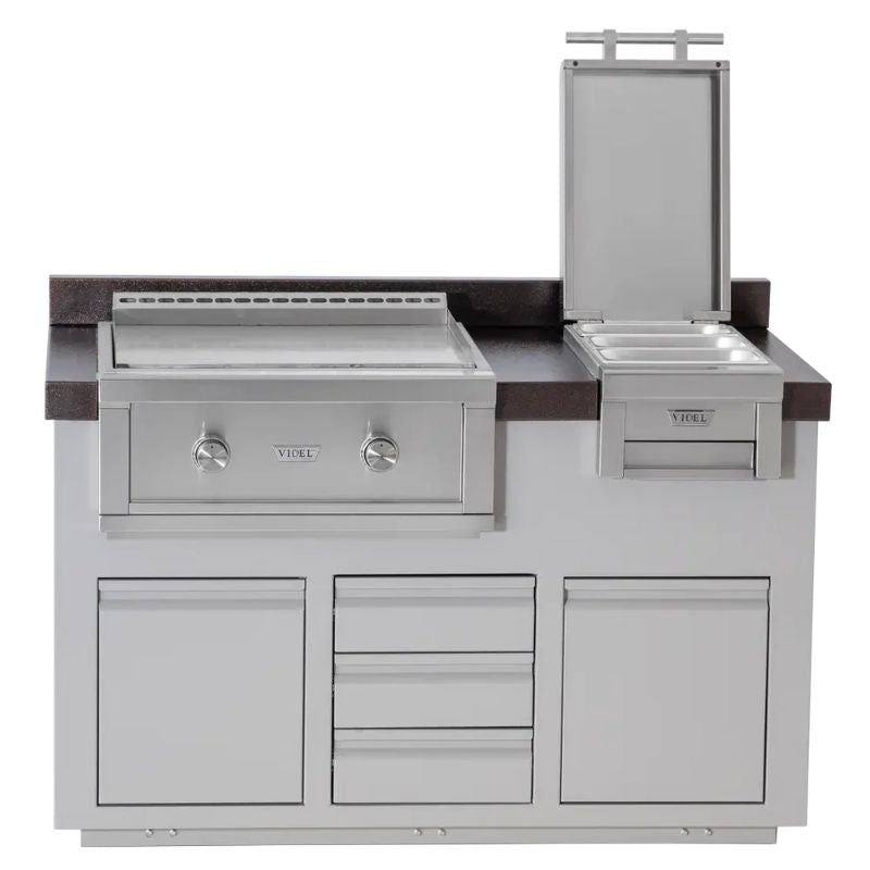 Videl Grills Alta 60I B outdoor kitchen front view