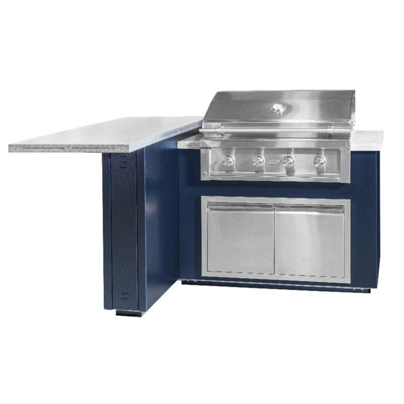 Videl Grills Alta 72L blue outdoor kitchen