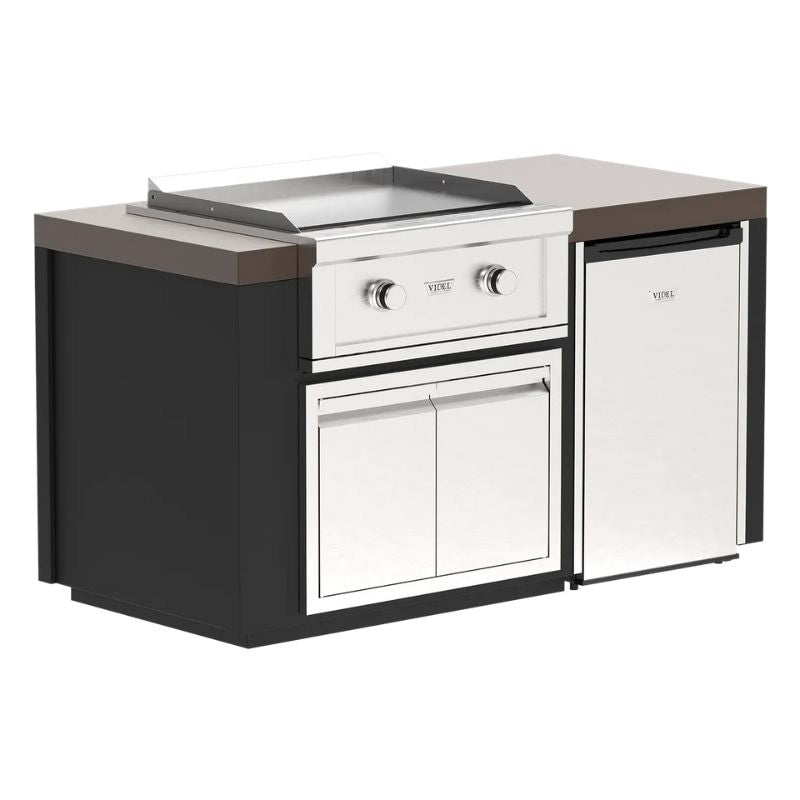 Videl Grills Luxe 64I griddle outdoor kitchen