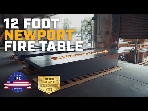 Newport Fire Table - GFRC 120"