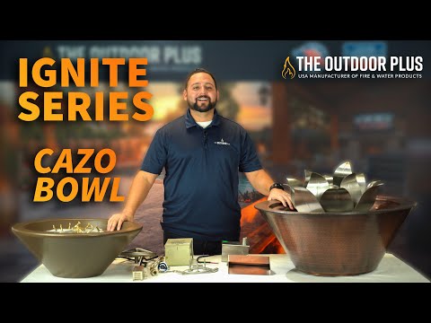 Cazo Fire Pit - 60" GFRC Concrete with a Narrow Ledge