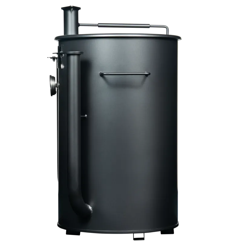30 Gallon Gateway Drum Smoker Matte Charcoal Left