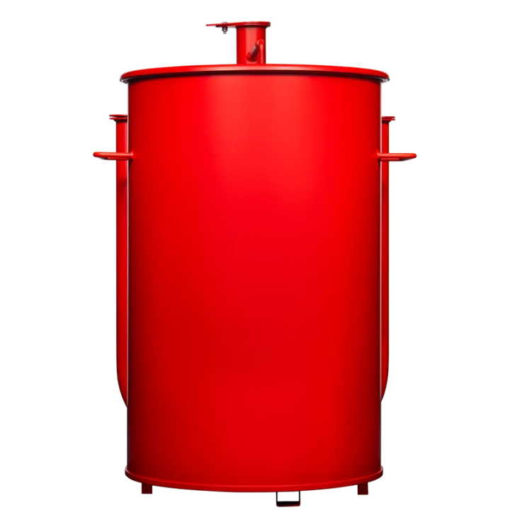 30 Gallon Gateway Drum Smoker Matte Red Back