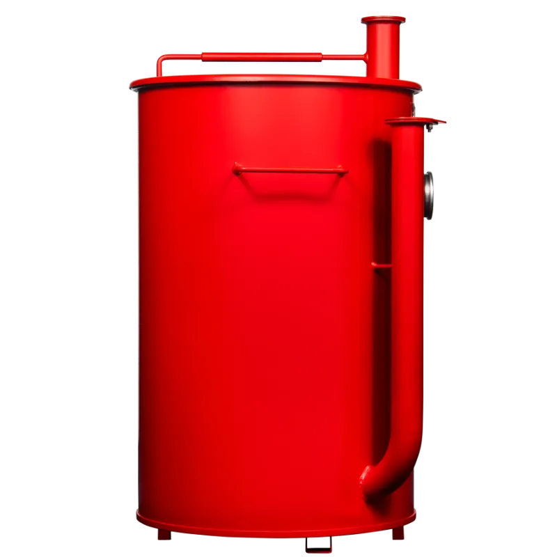 30 Gallon Gateway Drum Smoker Matte Red Right