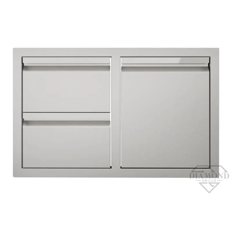 36 inch combo door and drawer