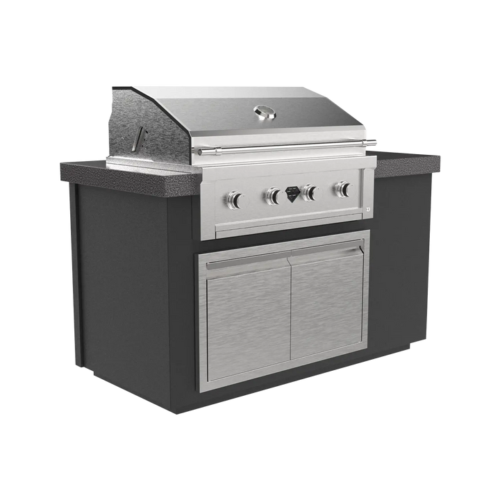 Alta 60 I BBQ Island with a 36 inch stainless steel Diamond grill.