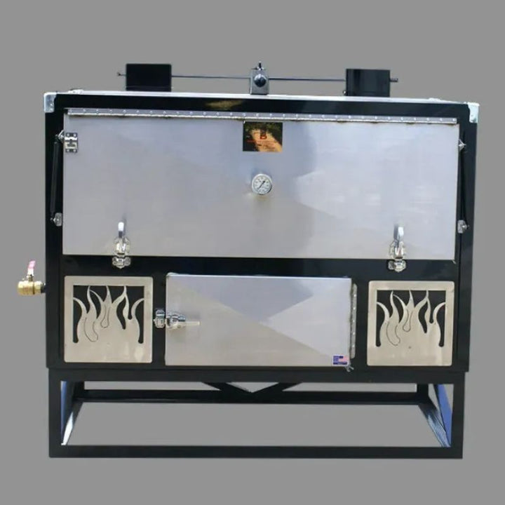 Backwoods Smoker Competition Hog charcoal smoker front