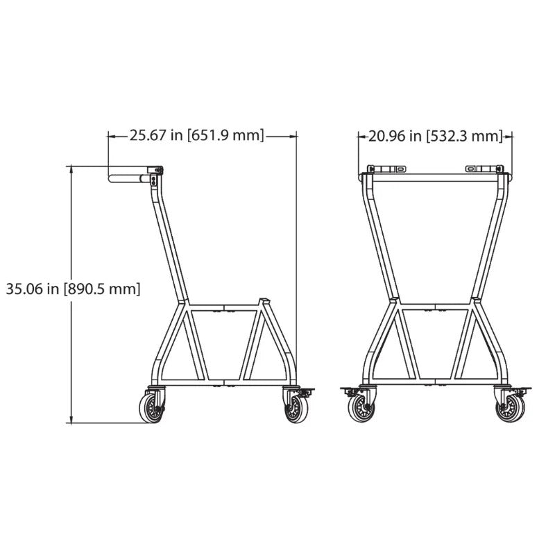 Big Green EGG Large Nest Handler dimensions