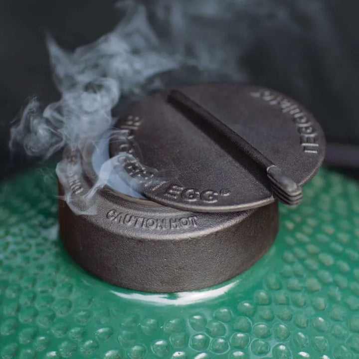 Big  Green EGG rEGGulator vent cap smoke