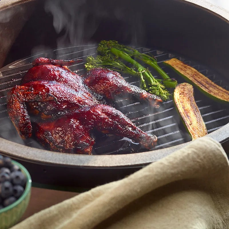 Big Green Egg Blueberry Chicken on Iro Grid