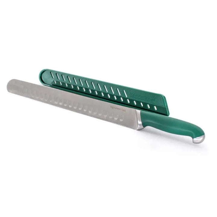 Big Green Egg Brisket Knife Pointing Left with Guard