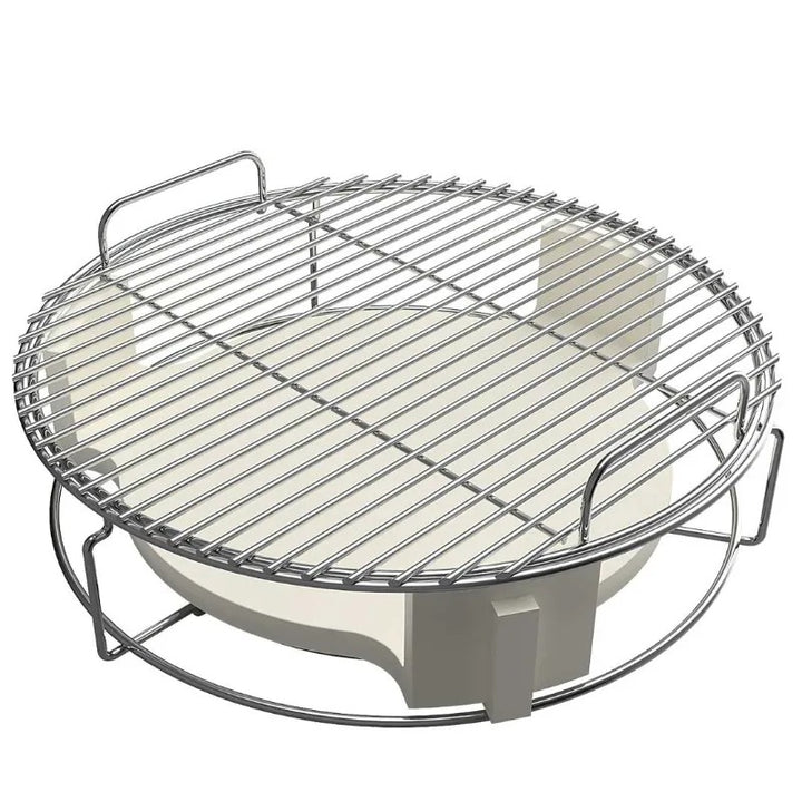 Big Green Egg convEGGtor basket lower ceramic upper grate