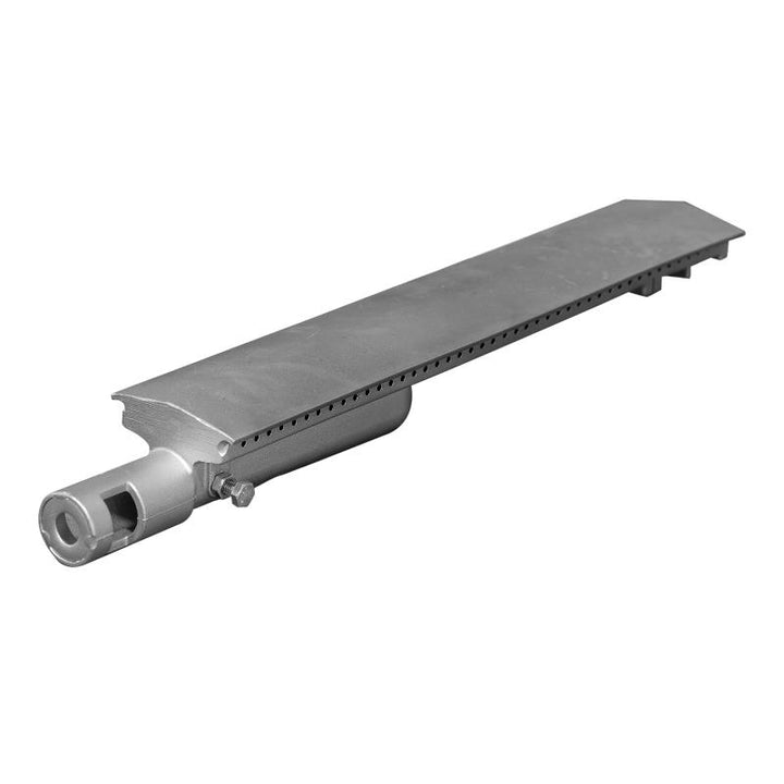A close up of Videl Grills cast stainless steel burners found in their BBQs.