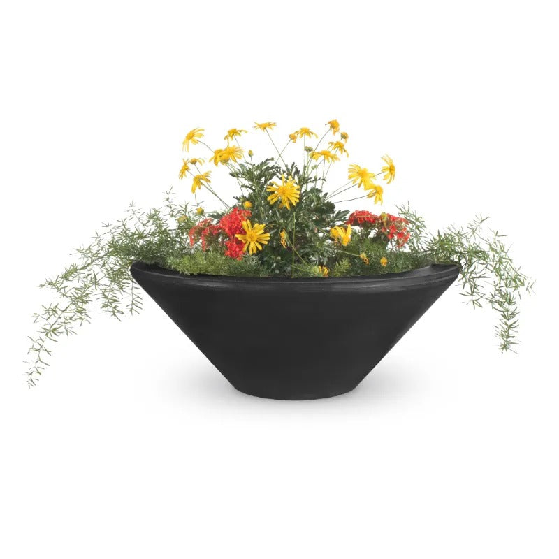 Cazo planter bowl black