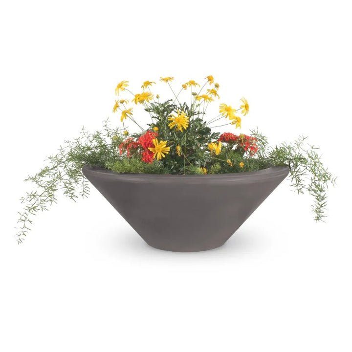 Cazo planter bowl chestnut