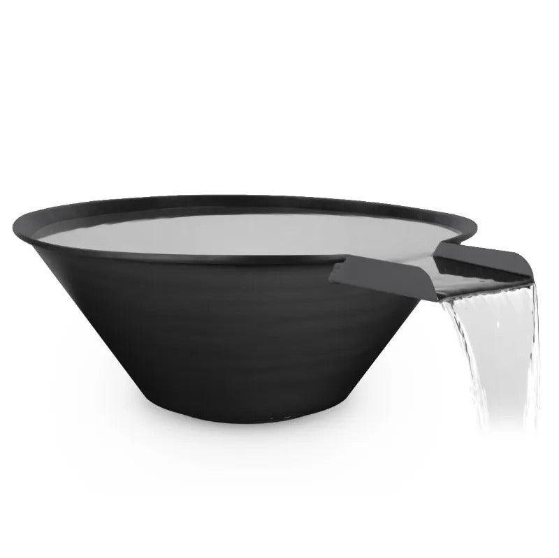 Cazo water bowl black powder coated