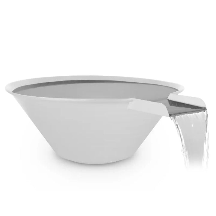 Cazo water bowl white powder coated