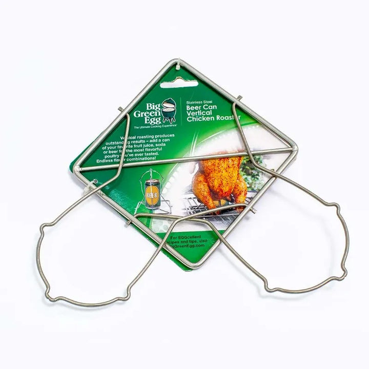Folding Stainless Steel Beer Can Chicken Roaster flat