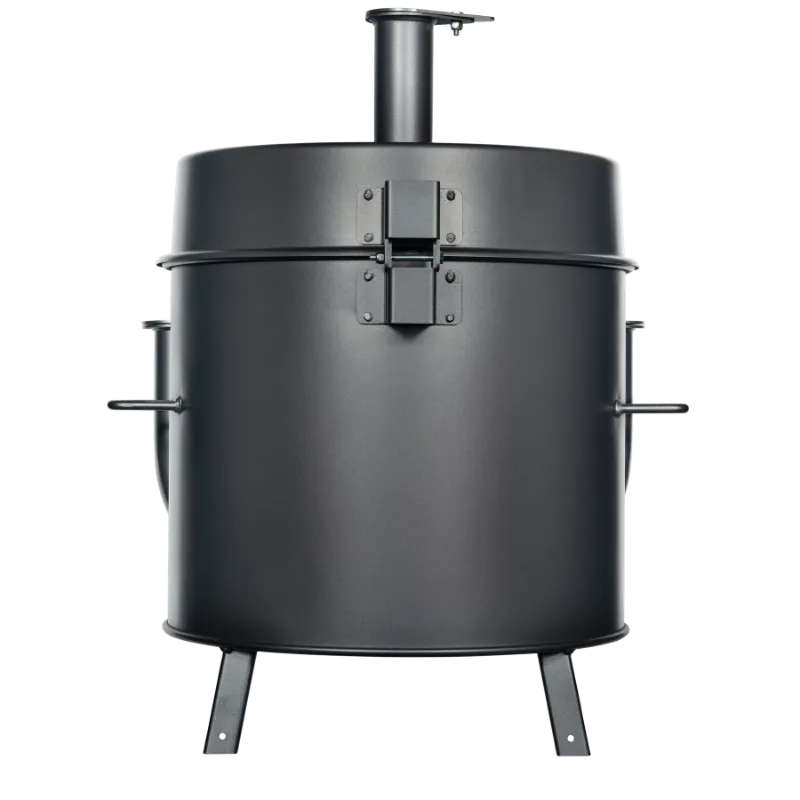 Gateway Smoker Go2 Mini Drum Charcoal Back