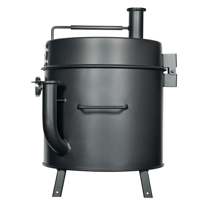 Gateway Smoker Go2 Mini Drum Charcoal Left